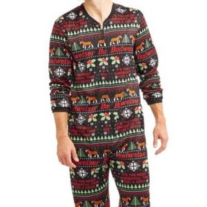 Budweiser Christmas Onesie Size L
